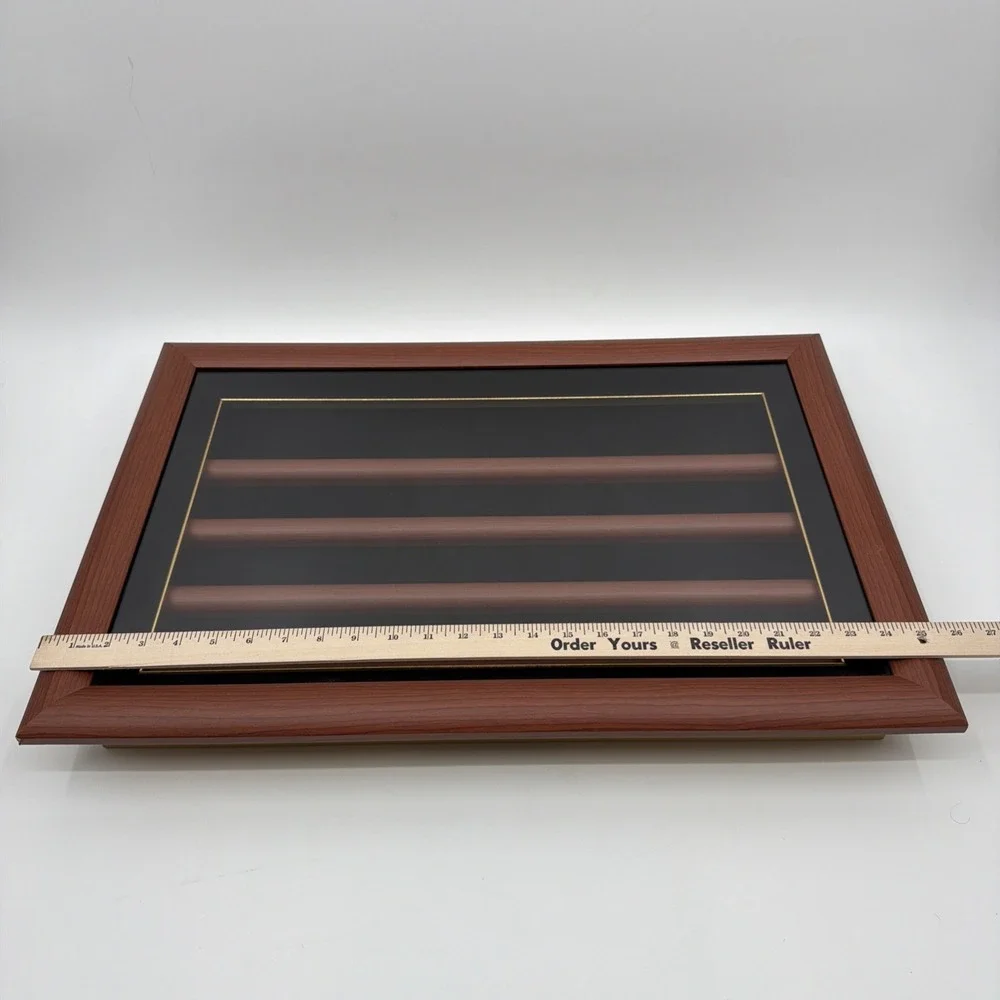 Military Challenge Coin Display Case Wall Mount Cabinet Poker Chips Holder